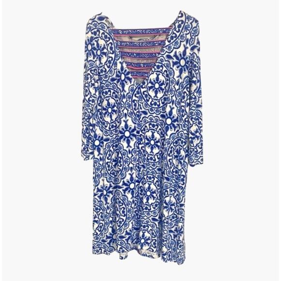 Lilly Pulitzer Pooling Around Ophelia Dress Women's Size Large So comfortable Sw - Picture 5 of 12